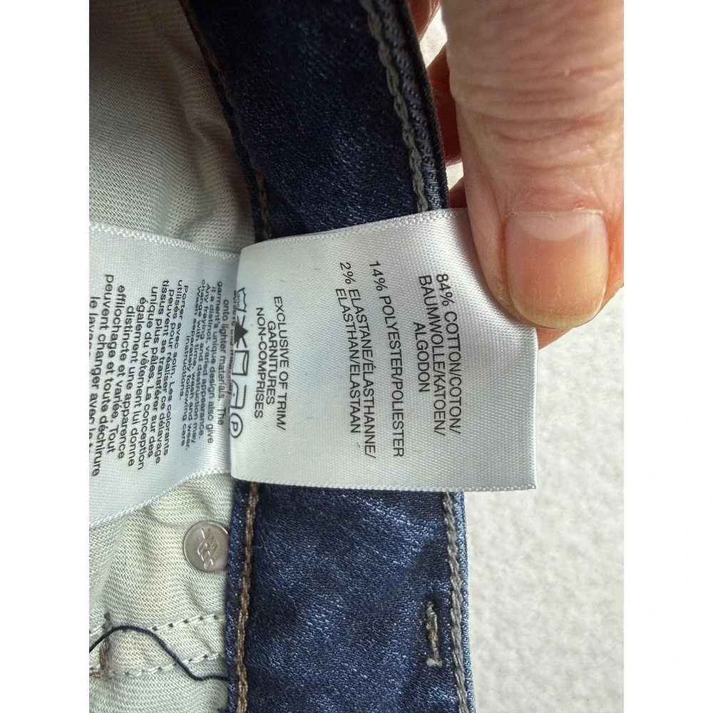 Silver Jeans Co Avery Slim Bootcut Dark Wash High Rise Stretch Denim W30 L33